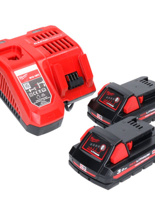 Milwaukee M18 HOAL-302FC foco de construcción con batería LED 18 V 4000 lm + 2x baterías 3,0 Ah + cargador