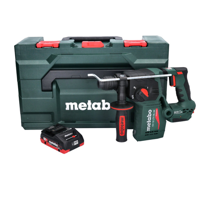 Metabo KH 18 LTX BL 24 trapano a percussione a batteria 18 V 2,2 J SDS Plus Brushless + 1x batteria ricaricabile 4,0 Ah + metaBOX - senza caricatore