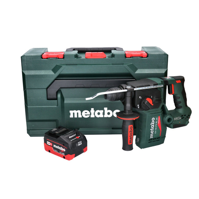 Metabo KH 18 LTX BL 24 trapano a percussione a batteria 18 V 2,2 J SDS Plus Brushless + 1x batteria ricaricabile 5,5 Ah + metaBOX - senza caricabatterie