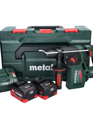 Metabo KH 18 LTX BL 24 Akku Bohrhammer 18 V 2,2 J SDS Plus Brushless ( 601713660 ) + 2x Akku 5,5 Ah + Ladegerät + metaBOX