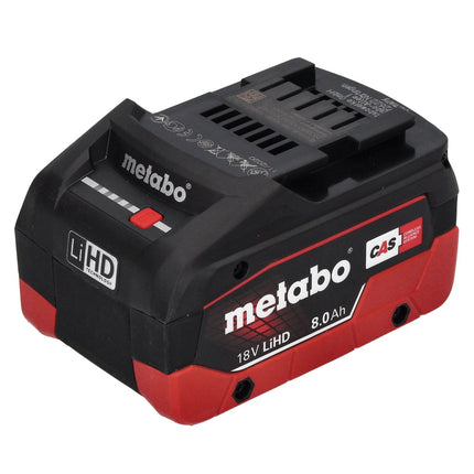 Metabo KH 18 LTX BL 24 trapano a percussione a batteria 18 V 2,2 J SDS Plus Brushless + 1x batteria ricaricabile 8,0 Ah + metaBOX - senza caricatore