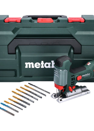 Metabo STA 18 LTX 100 Akku Stichsäge 18 V + 10 tlg. Sägeblatt Set + metaBOX - ohne Akku, ohne Ladegerät - Toolbrothers