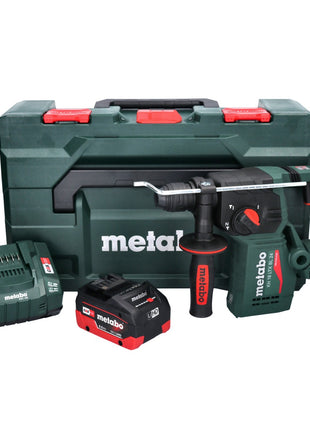 Metabo KH 18 LTX BL 24 akumulatorowa wiertarko-wkrętarka udarowa 18 V 2,2 J SDS Plus Brushless + 1x akumulator 8,0 Ah + ładowarka + metaBOX