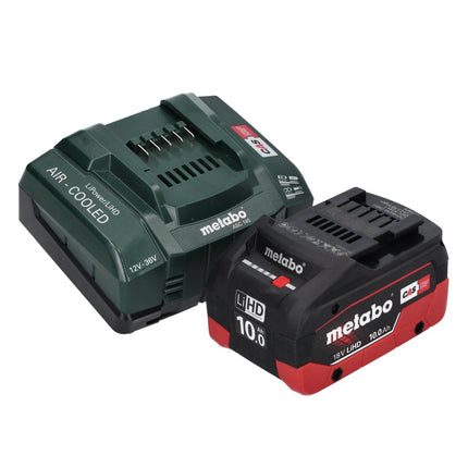 Metabo KH 18 LTX BL 24 trapano a percussione a batteria 18 V 2,2 J SDS Plus Brushless + 1x batteria ricaricabile 10,0 Ah + caricatore + metaBOX