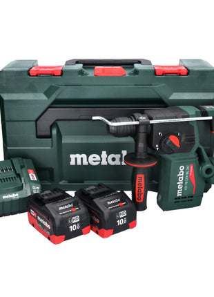 Metabo KH 18 LTX BL 24 Akku Bohrhammer 18 V 2,2 J SDS Plus Brushless + 2x Akku 10,0 Ah + Ladegerät + metaBOX