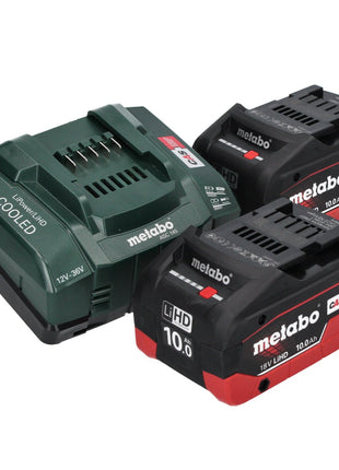 Metabo KH 18 LTX BL 24 Akku Bohrhammer 18 V 2,2 J SDS Plus Brushless + 2x Akku 10,0 Ah + Ladegerät + metaBOX