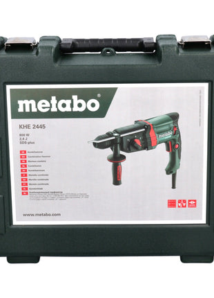 Metabo KHE 2445 Kombihammer 800 W 2,4 J SDS plus + 7 tlg. Bohrer Set + Koffer