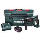 Metabo KH 18 LTX 24 martello combinato a batteria 18 V 2,1 J SDS plus + 1x batteria ricaricabile 4,0 Ah + caricatore + metaBOX