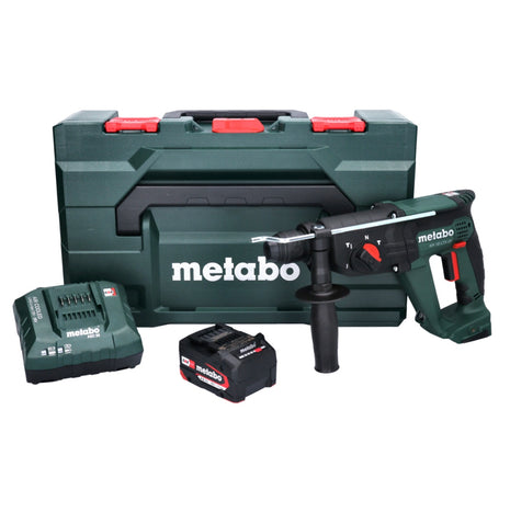 Metabo KH 18 LTX 24 Akku Kombihammer 18 V 2,1 J SDS plus + 1x Akku 4,0 Ah + Ladegerät + metaBOX