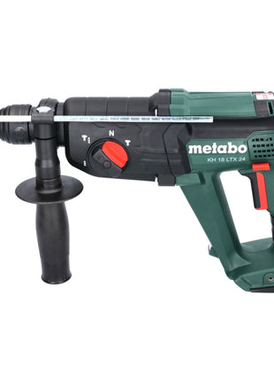 Metabo KH 18 LTX 24 martillo combinado a batería 18 V 2,1 J SDS plus + 2x baterías 4,0 Ah + cargador + metaBOX (601712510)