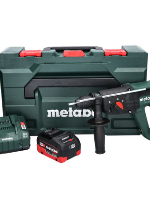 Metabo KH 18 LTX 24 Akku Kombihammer 18 V 2,1 J SDS plus + 1x Akku 8,0 Ah + Ladegerät + metaBOX