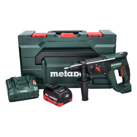 Metabo KH 18 LTX 24 akumulatorowy młot udarowo-obrotowy 18 V 2,1 J SDS plus + 1x akumulator 8,0 Ah + ładowarka + metaBOX