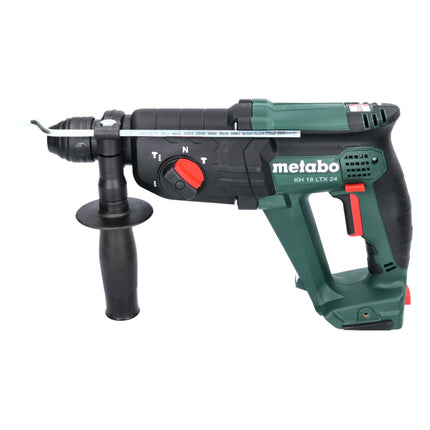 Metabo KH 18 LTX 24 martello combinato a batteria 18 V 2,1 J SDS plus + 2x batteria 8,0 Ah + caricatore + metaBOX