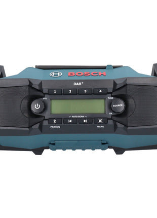 Bosch GPB 18V-2 SC Radio de chantier professionnelle sur batterie 18 V DAB+ Bluetooth AUX + 2x batteries 2,0 Ah + chargeur