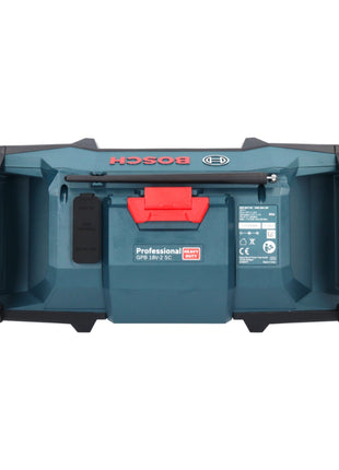 Bosch GPB 18V-2 SC Radio de obra con batería profesional 18 V DAB+ Bluetooth AUX + 2x baterías 5,0 Ah + cargador