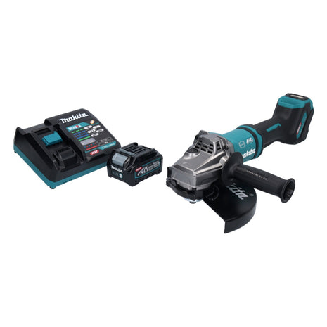 Amoladora angular a batería Makita GA 038 GA1 40 V máx. 230 mm sin escobillas XGT + 1x batería 2,0 Ah + cargador