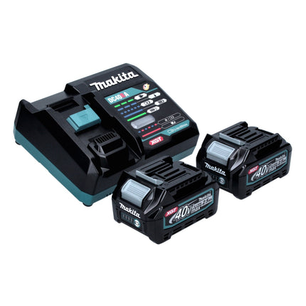Makita GA 038 GD2 Smerigliatrice angolare a batteria 40 V max. 230 mm Brushless XGT + 2x batteria 2,5 Ah + caricabatteria