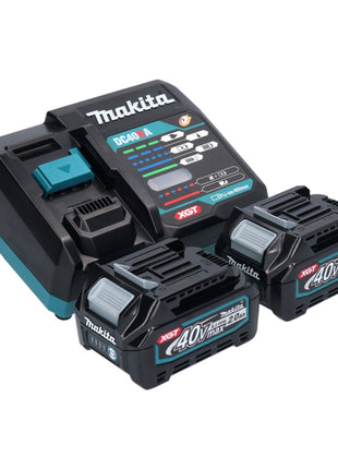 Makita TW 004 GA2 Akku Schlagschrauber 40 V max. 1/2" 350 Nm XGT Brushless + 2x Akku 2,0 Ah + Ladegerät