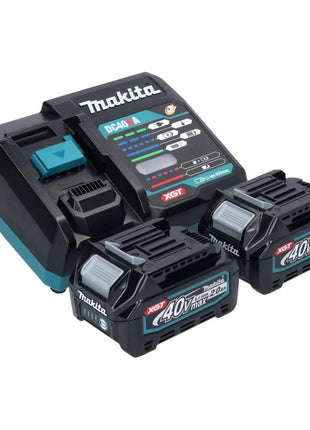 Makita TW 004 GA201 Akku Schlagschrauber 40 V max. 1/2" 350 Nm XGT Brushless + 2x Akku 2,0 Ah + Ladegerät + Makpac