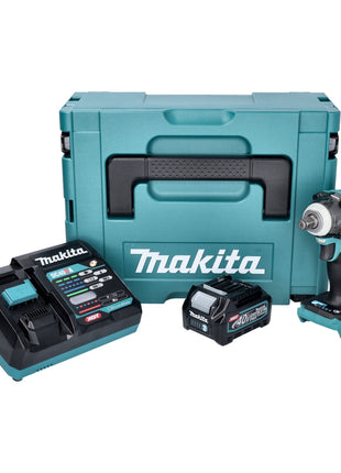 Makita TW 004 GD101 Llave de impacto inalámbrica 40 V máx. 1/2" 350 Nm XGT Brushless + 1x batería 2,5 Ah + cargador + Makpac