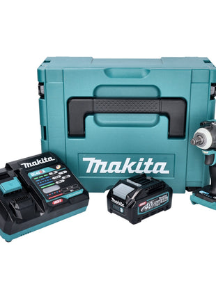 Makita TW 004 GM101 Akumulatorowy klucz udarowy 40 V maks. 1/2" 350 Nm XGT bezszczotkowy + 1x akumulator 4,0 Ah + ładowarka + Makpac