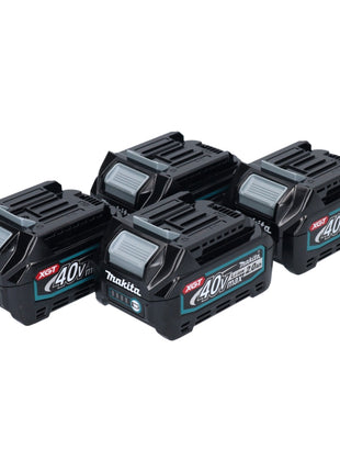 Makita Akku Set 4x BL 4020 Li-Ion Akku 40 V max. 2,0 Ah XGT ( 4x 191L29-0 ) IP64 Schutzklasse mit LED Anzeige