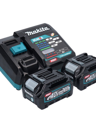 Makita DF 001 GA201 Akku Bohrschrauber 40 V max. 140 Nm XGT Brushless + 2x Akku 2,0 Ah + Ladegerät + Makpac