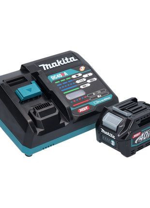 Taladro percutor inalámbrico Makita HP 001 GA1 40 V máx. 140 Nm XGT Brushless + 1x batería 2,0 Ah + cargador