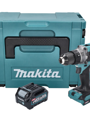 Perceuse à percussion sans fil Makita HP 001 GA101 40 V max. 140 Nm XGT Brushless + 1x batterie 2,0 Ah + Makpac - sans chargeur