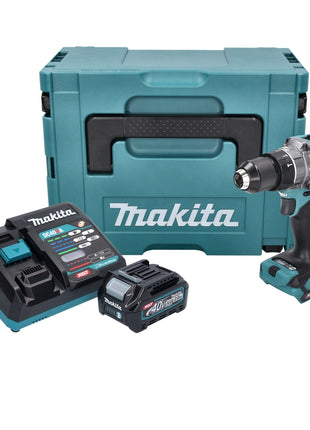 Makita HP 001 GA101 Akku Schlagbohrschrauber 40 V max. 140 Nm XGT Brushless + 1x Akku 2,0 Ah + Ladegerät + Makpac