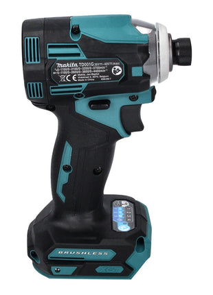 Makita TD 001 GA1 Akku Schlagschrauber 40 V max. 220 Nm 1/4" XGT Brushless + 1x Akku 2,0 Ah + Ladegerät