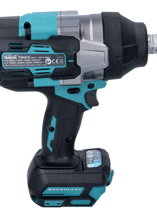 Llave de impacto inalámbrica Makita TW 001 GA1 40 V máx. 1800 Nm Brushless XGT + 1x batería 2,0 Ah - sin cargador