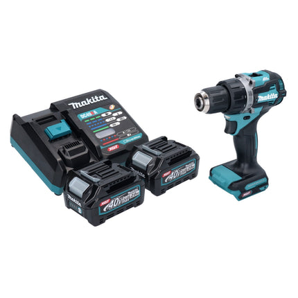 Makita DF 002 GA2 Akku Bohrschrauber 40 V max. 64 Nm Brushless XGT + 2x Akku 2,0 Ah + Ladegerät