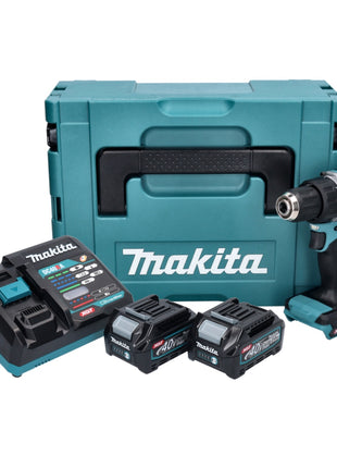 Taladro atornillador inalámbrico Makita DF 002 GA202 40 V máx. 64 Nm Brushless XGT + 2x baterías 2,0 Ah + cargador + Makpac