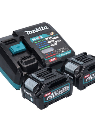 Taladro atornillador inalámbrico Makita DF 002 GA202 40 V máx. 64 Nm Brushless XGT + 2x baterías 2,0 Ah + cargador + Makpac