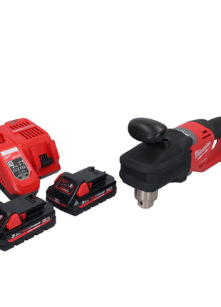 Milwaukee M18 CRAD2-302 Akku Winkelbohrmaschine 18 V 30 Nm Brushless + 2x Akku 3,0 Ah + Ladegerät - Toolbrothers