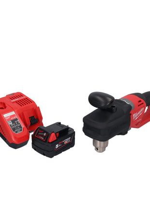 Milwaukee M18 CRAD2-501 Akku Winkelbohrmaschine 18 V 30 Nm Brushless + 1x Akku 5,0 Ah + Ladegerät - Toolbrothers