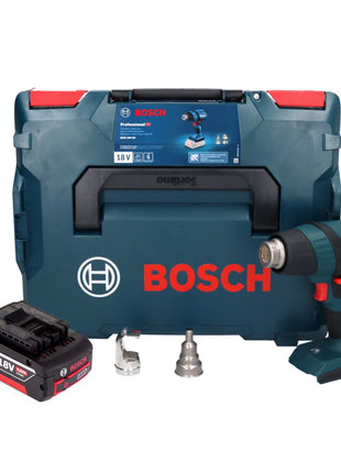 Bosch GHG 18V-50 Professional Akku Heissluftgebläse 18 V 300° C / 500° C + 1x Akku 4,0 Ah + L-Boxx - ohne Ladegerät - Toolbrothers