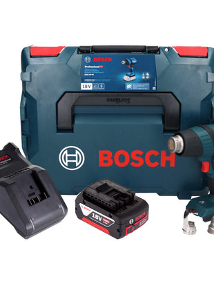 Bosch GHG 18V-50 Professional Akku Heissluftgebläse 18 V 300° C / 500° C + 1x Akku 4,0 Ah + Ladegerät + L-Boxx - Toolbrothers