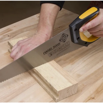 FORTE Tools Fuchsschwanz 60 cm Premium Säge, Handsäge mit ergonomischem Gummigriff, Säge für Holz, Laminat, etc., mit Spezial Gruppenverzahnung Made in Sweden ( 000051083427 )