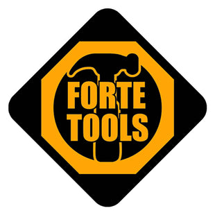 FORTE TOOLS Schlosserhammer mit Holzgriff, 1500 g Kopfgewicht, Hammer mit Holzstiel, Premium Werkzeug, geschmiedet, doppelter Ringkeil, lackierter Kopf ( 000051151033 )