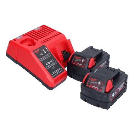 Milwaukee M18 BPD-402C Akku Schlagbohrschrauber 18 V 60 Nm ( 4933443518 ) + 2x Akku 4,0 Ah + Ladegerät + Koffer