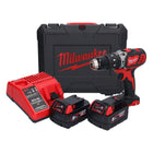 Milwaukee M18 BPD-502C Akku Schlagbohrschrauber 18 V 60 Nm + 2x Akku 5,0 Ah + Ladegerät + Koffer
