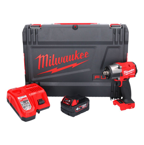 Milwaukee M18 FMTIW2F12-401X Akku Schlagschrauber 18 V 745 Nm 1/2" Brushless + 1x Akku 4,0 Ah + Ladegerät + HD Box