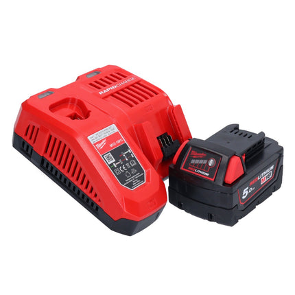 Milwaukee M18 FMTIW2F12-501X Avvitatore a impulsi a batteria 18 V 745 Nm 1/2" brushless + 1x batteria ricaricabile 5,0 Ah + caricabatterie + scatola HD