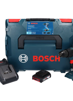 Bosch Professional GSB 18V-55 Cordless Impact Drill Driver 55Nm 18V Brushless + 1x Battery 2.0Ah + Charger + Case L-Boxx