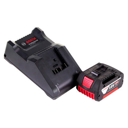 Bosch GSB 18V-55 Trapano a percussione professionale a batteria 18 V 55 Nm senza spazzole + 1x batteria ricaricabile 4,0 Ah + caricabatterie + L-Boxx