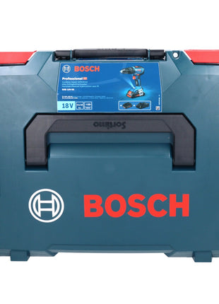 Bosch Professional  GSB 18V-55 Perceuse-visseuse à percussion sans fil 55Nm 18V Brushless + 1x Batterie 5,0Ah + Chargeur + Coffret L-Boxx