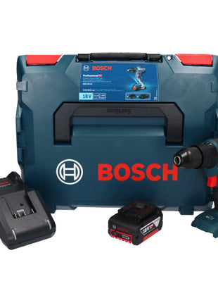 Bosch Professional  GSB 18V-55 Perceuse-visseuse à percussion sans fil 55Nm 18V Brushless + 1x Batterie 5,0Ah + Chargeur + Coffret L-Boxx