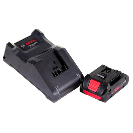 Bosch GSB 18V-55 Trapano a percussione professionale a batteria 18 V 55 Nm senza spazzole + 1x batteria ricaricabile ProCORE 4,0 Ah + caricabatterie + L-Boxx